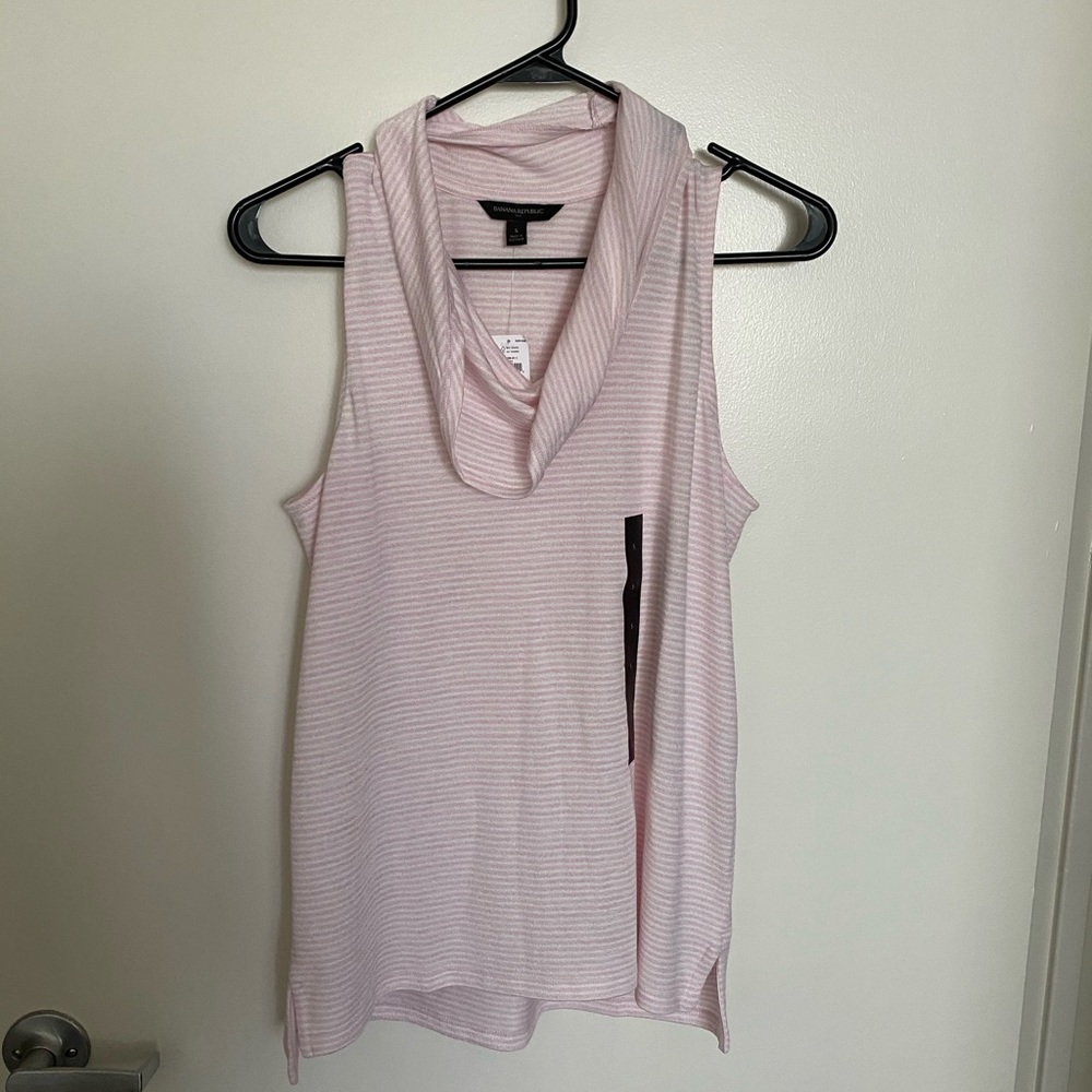 Banana Republic pink blouse
